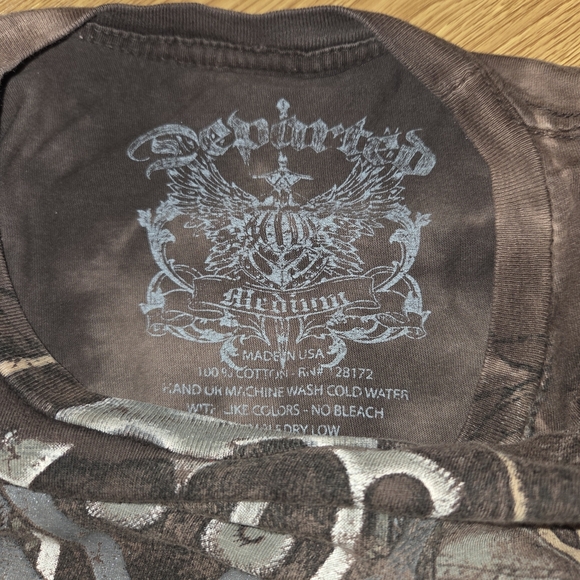 Gray and Brown Short Sleeve Tees - Picture 3 of 3